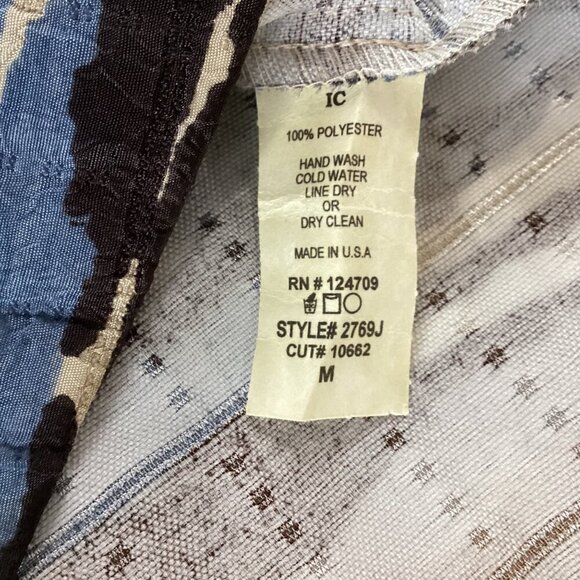 IC by  Connie K Sz M Art-to-Wear Crinkled Funky Jacket Blazer Hi Low - Picture 4 of 8